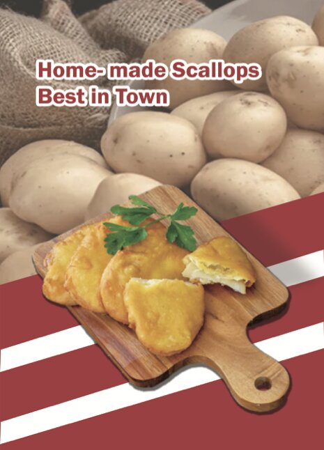 Home-Made Potato Scallops